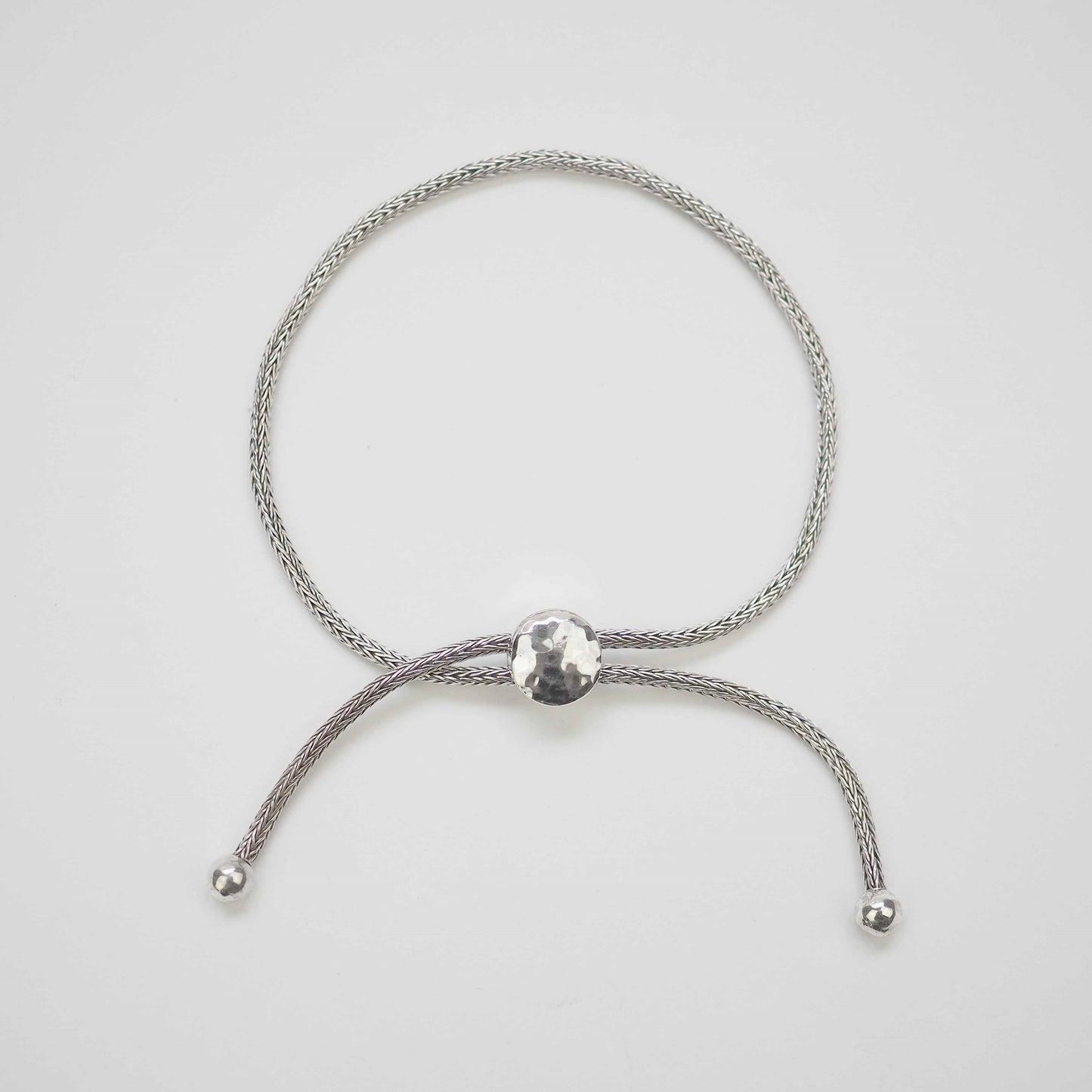 yuzen / Silver Bracelet "Silver Rope"