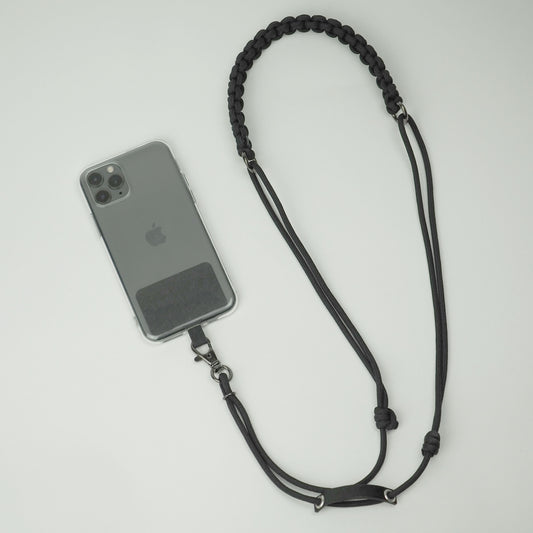 yuzen / Smartphone Strap "Knot" Black