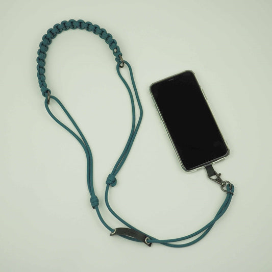 yuzen / Smartphone Strap "Knot" Royal-Green