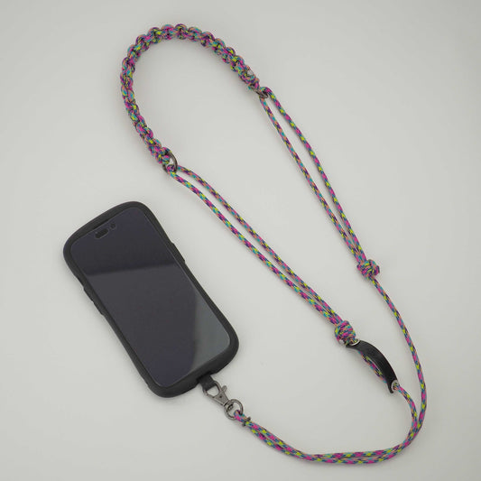 yuzen / Smartphone Strap "Knot" Psychedelic-Camo